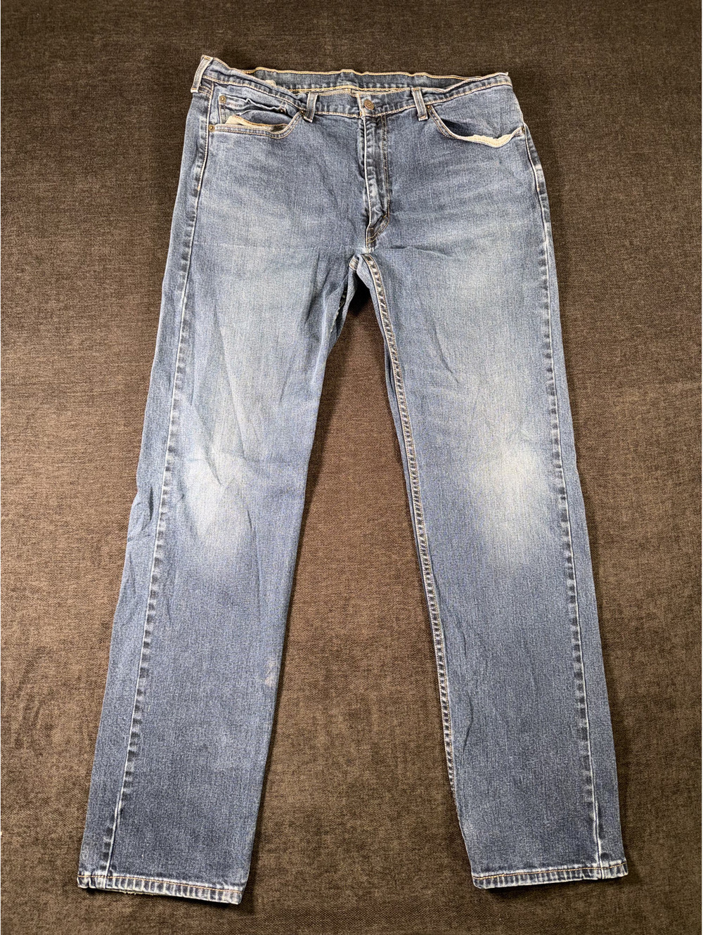 Levi's Classic Blue Denim Jeans Size 38x34